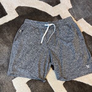 Vuori Men's Gray Athletic Shorts